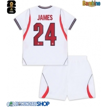 Maglie da calcio Inghilterra Reece James #24 Prima Maglia Bambino Mondiali 2026  Manica Corta + Pantaloni corti)